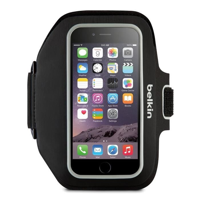 Belkin Brassard Sportfit Plus en Néoprène pour iPhone 6 Plus / 6S Plus Noir