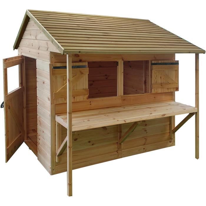 Cabane en bois Athol pour enfant LEONTINE