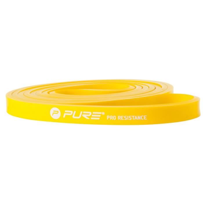 PURE2IMPROVE Bande de résistance - Fitness - Jaune
