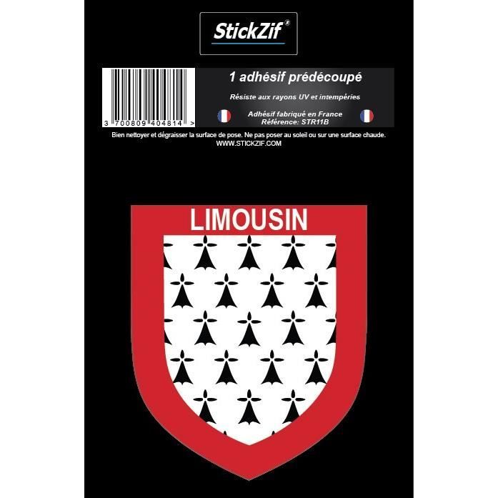 STICKZIF 1 Adhésif Blason Limousin STR11B