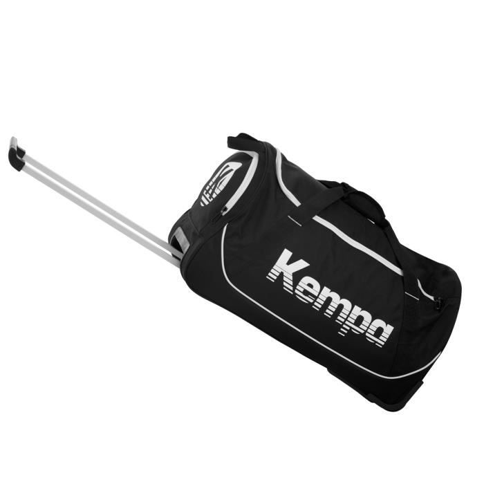KEMPA Sac de sport à roulettes souple - 90 L - 2 roues - Noir
