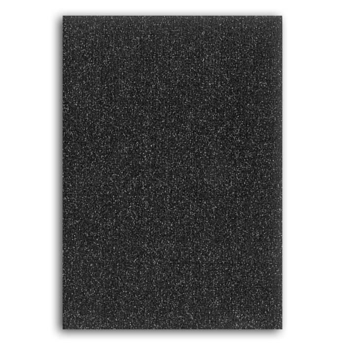 Oh ! Glitter Carnet d'idée glitter à décorer - 7x10cm - noir
