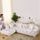 Élastique Housse de Canapé 4 places avec Fleurs Im