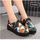 Bottines bottes chaussure talon creepers rock mota