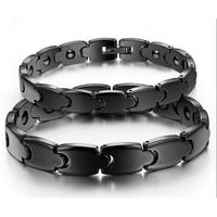 BRACELET - GOURMETTE 1 couple Bracelet homme:Acier de tungstène Céramiq BRACELET - GOURMETTE 1 couple Bracelet homme:Acier de tungstène Céramiq