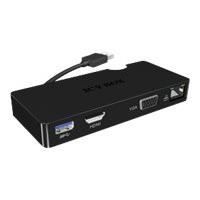ICY BOX Adaptateur multifonctions USB/HDMI/RJ45