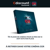 SPECTACLE Box 14 places Cinéma CGR - Envoi code par mail sou SPECTACLE Box 14 places Cinéma CGR - Envoi code par mail sou