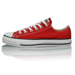 converse basse femme rouge taille 37