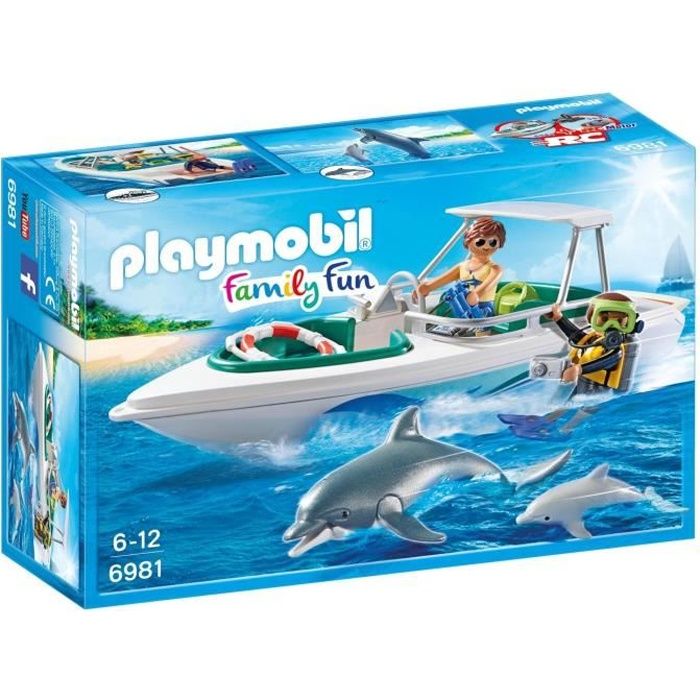 Bateau de plongee (6981) -Playmobil Family Fun