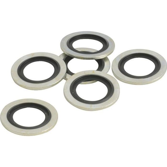 AUTOBEST Lot De 6 Joints De Vidange a Levre 16mm