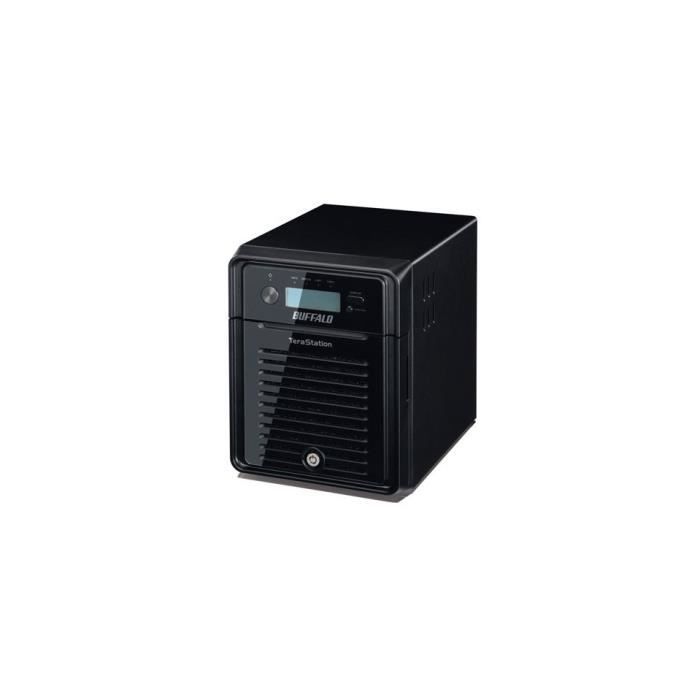 BUFFALO Serveur NAS TeraStation 3410DN - 4 Baies - 12 To - SATA 6Gb/s - HDD 3 To x 4 - RAID 0, 1, 5, 6, 10, JBOD - RAM 1 Go