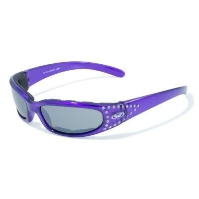 GLOBALVISION Lunettes coupe vent avec mousse Marilyn - Foncé