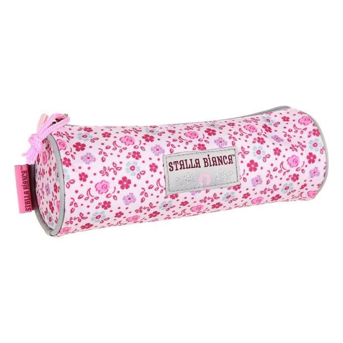 KID'ABORD STALLA BIANCA Trousse - 1 Compartiment - 22 cm - Rose - Primaire - Enfant Fille