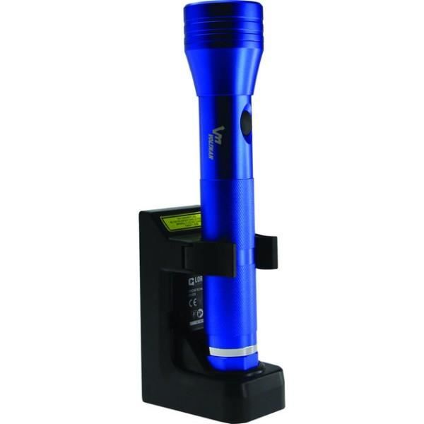 VOLTMAN Lampe Torche aluminium rechargeable - 20 LED