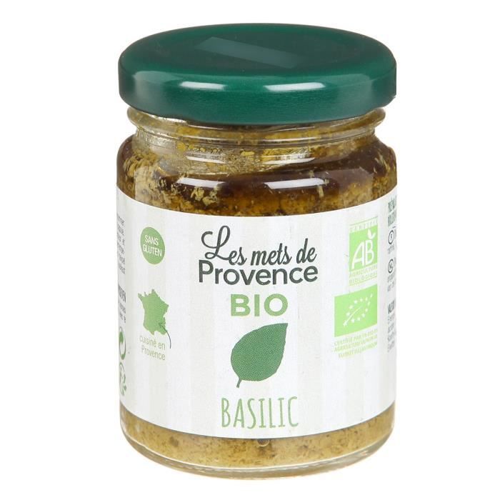 LES METS DE PROVENCE Basilic bio - 90 g