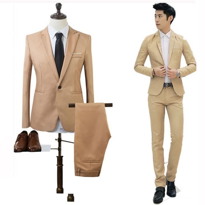 Costume Homme Marron Clair Jfa43 Napanonprofits