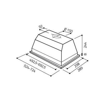 Hotte Encastrable Elibloc HT 17614580 Elica1