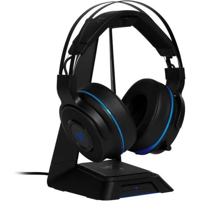 CasqueThresher Ultimate Razer pour PS4 Noir et bleu