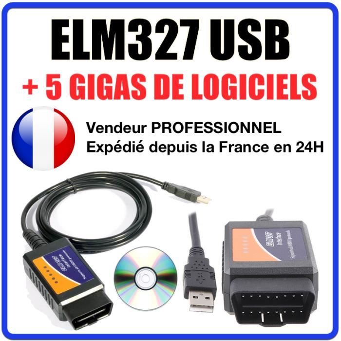 elm327 + logiciel obd diag & scan gratuit