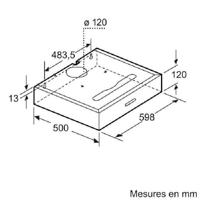  DHU626M - Hotte visière - Evacuation / Recyclage2