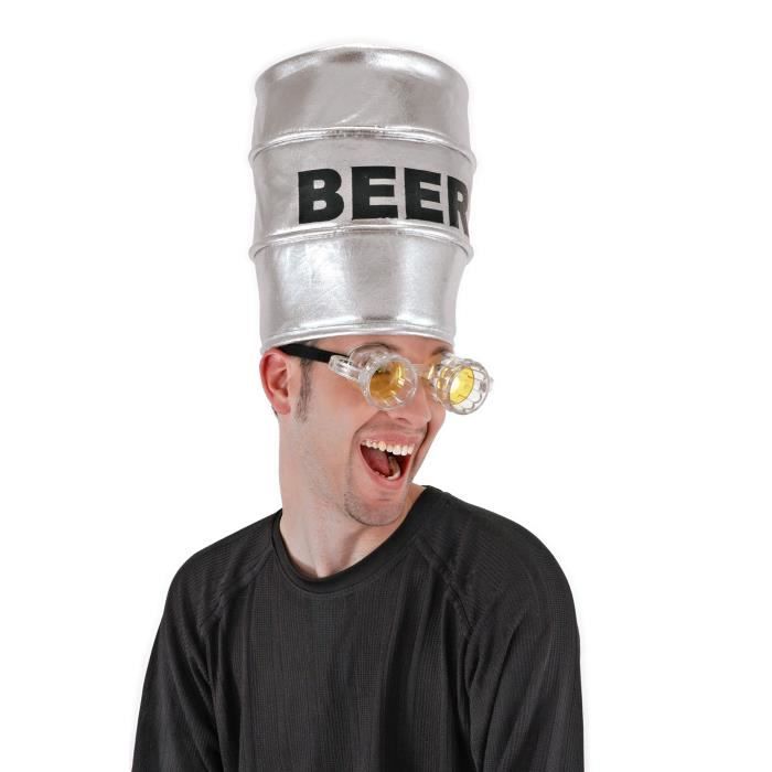 CESAR Chapeau Fût de Bière Pour Adulte