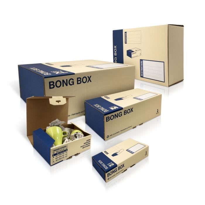 OXFORD Boîte d'expédition Bong box XS - 28 cm x 25 cm x 1 cm