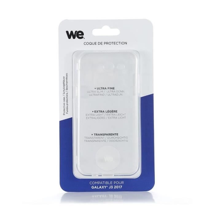 WE Coque de protection pour Samsung Galaxy J3 en TPU semi rigide
