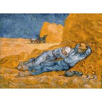 TABLEAU - TOILE Tableau La sieste Vincent van Gogh 75 x 55 cm TABLEAU - TOILE Tableau La sieste Vincent van Gogh 75 x 55 cm