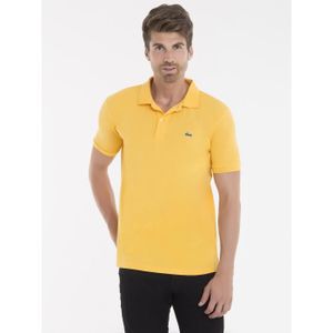 t shirt lacoste homme jaune
