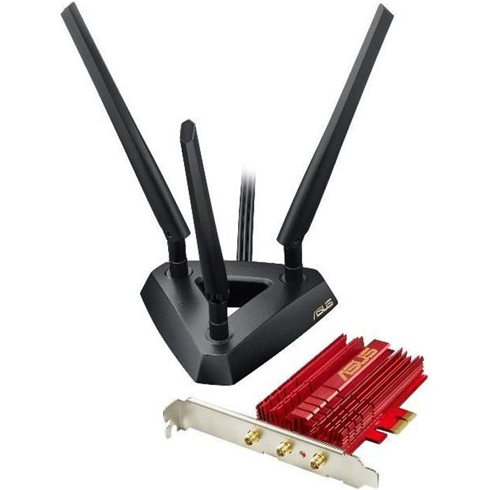 ASUS Adaptateur réseau PCE-AC68 - PCIe - 802.11b, 802.11a, 802.11g, 802.11n, 802.11ac
