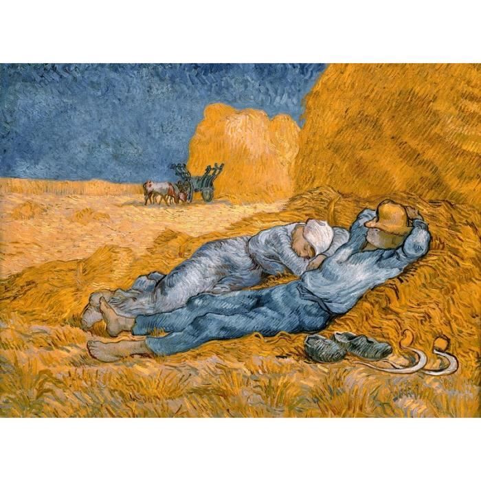 Tableau La sieste Vincent van Gogh 75 x 55 cm