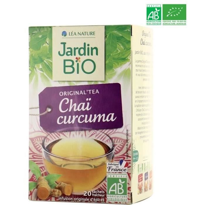 JARDIN BIO Infusion Original tea chaï et curcuma - 30g