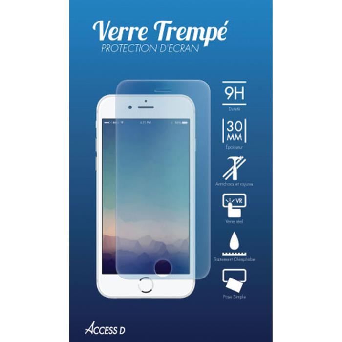 IPHONE 8 PLUS Protection écran verre trempé vitre pour