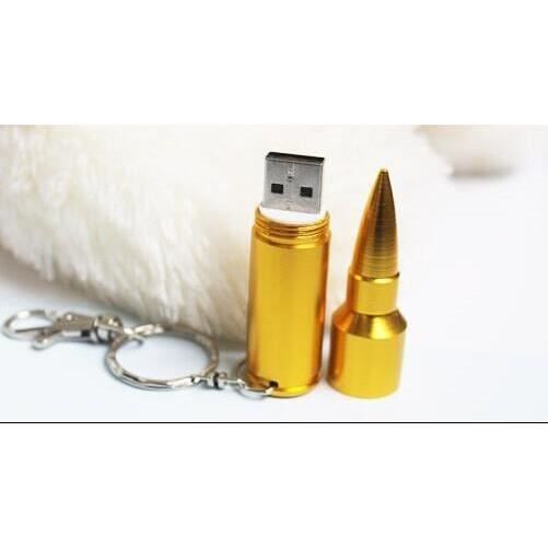 Clé USB 2.0 64Go Balle de fusil couleur 