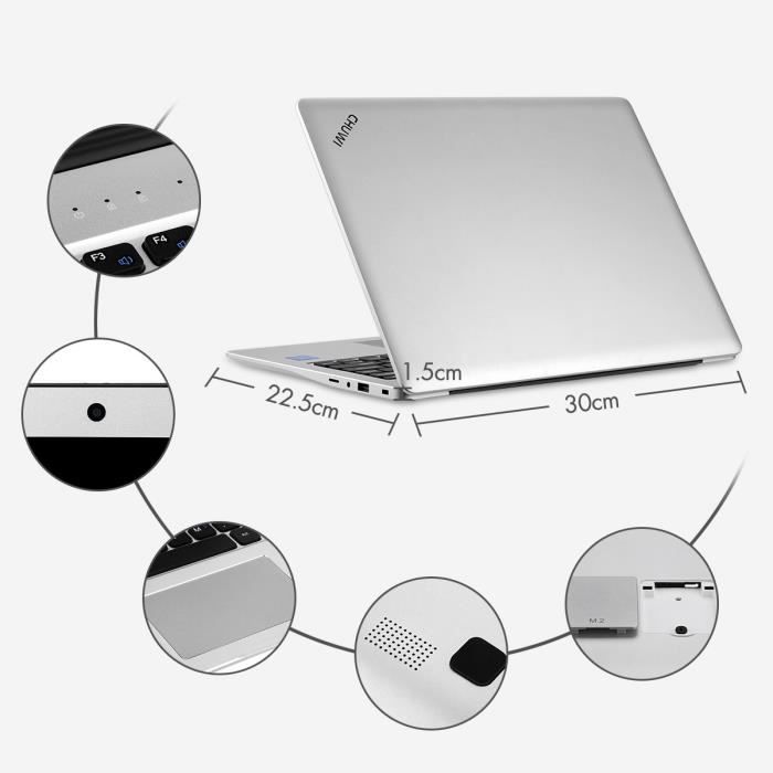  Lapbook PC Ordianateur Portable 12.3 HD Windows2