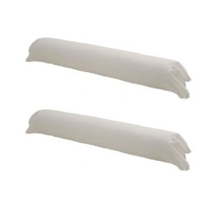 TODAY Lot de 2 taies de traversin 45x185cm Ivoire