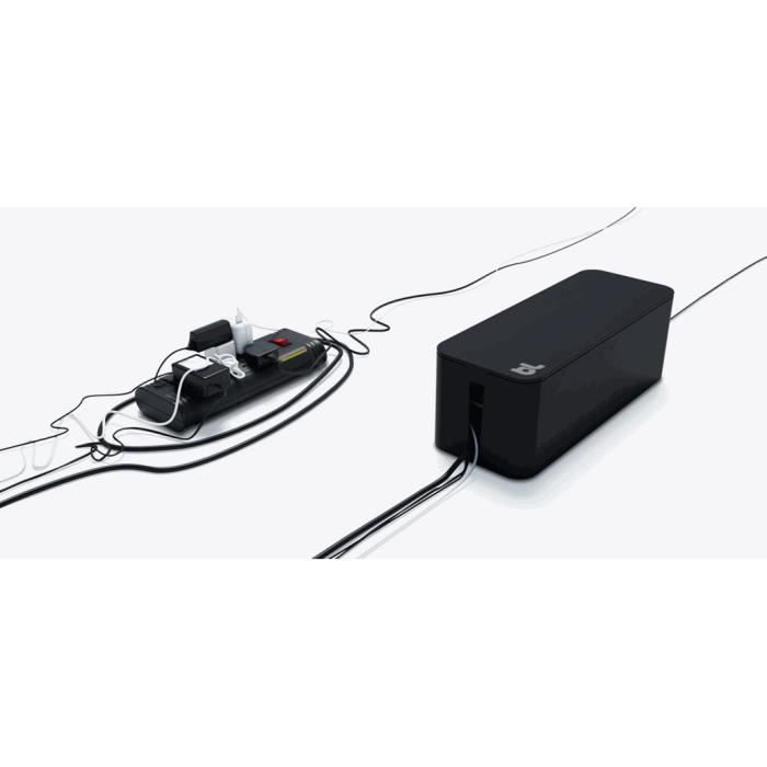 Boite cache cable noir - Achat / Vente pas cher