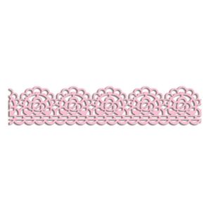 TOGA Ruban adhésif dentelle - rose - 3m