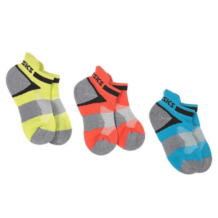 ASICS Pack de 3 Chaussettes Lyte Youth pour Enfant fille - Multicolore