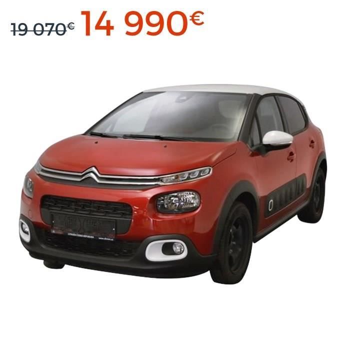 Coupon de réservation CITROËN Nouvelle C3 Puretech 82 Shine - Voiture style citadine - 82 Chevaux - Caméra de recul et GPS inclus