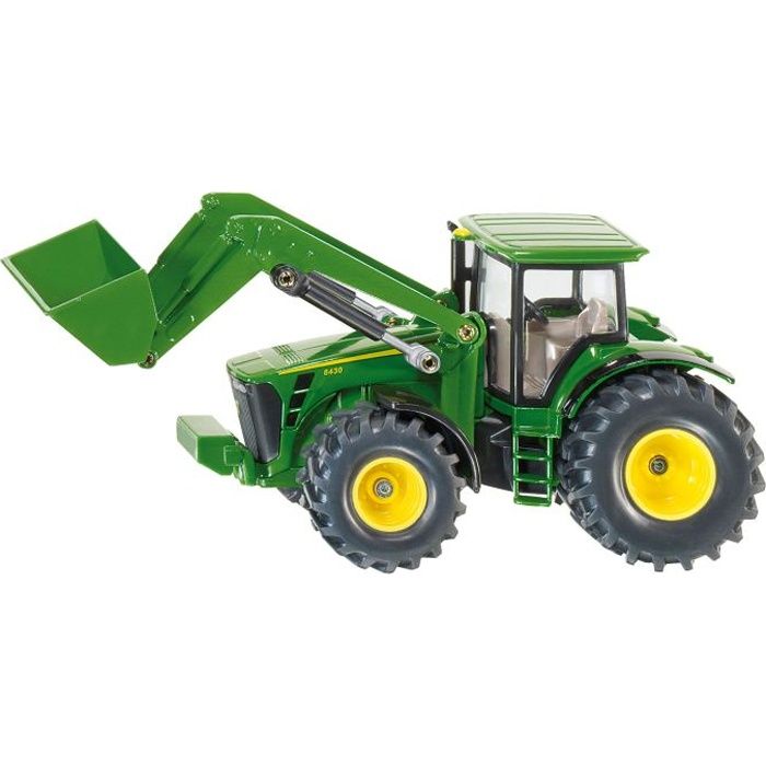 SIKU Tracteur John Deere avec Chargeur Frontal Echelle 1/50eme