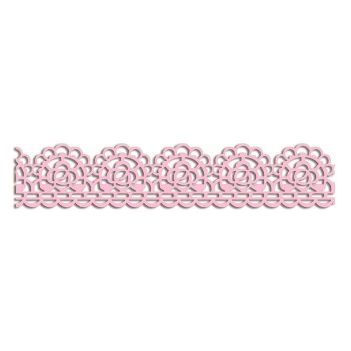 TOGA Ruban adhésif dentelle - rose - 3m