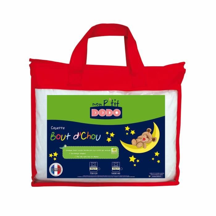 DODO Couette tempérée 300g/m² Anti-Acariens Bout D'Chou 100x140cm
