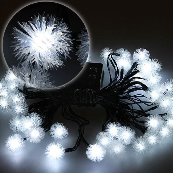 guirlande lumineuse sous forme de boule de neige blanche guirlande lumineuse sous forme de boule de neige blanche