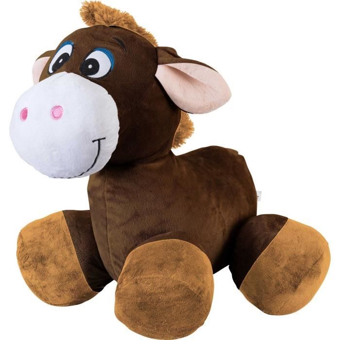 INFLATE-A-MALS Peluche gonflable Cheval chevauchable 45cm- Ultra résistante