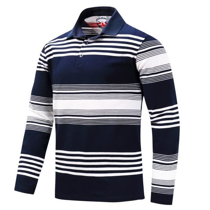 Polo Longue Manche Polo Chic Chic Homme 5Hnw7SxnYq
