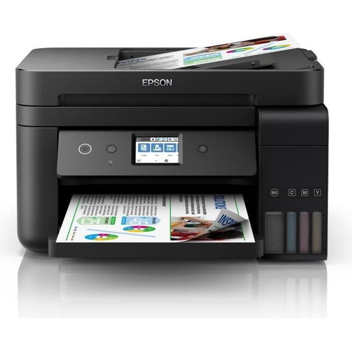 EPSON Imprimante multifonction 4-en-1 jet d'encre couleur Ecotank ET-4750 - A4 - WiFi