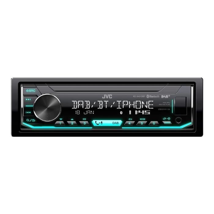 JVC Autoradio USB - DAB+ - Bluetooth KD-X451DBT