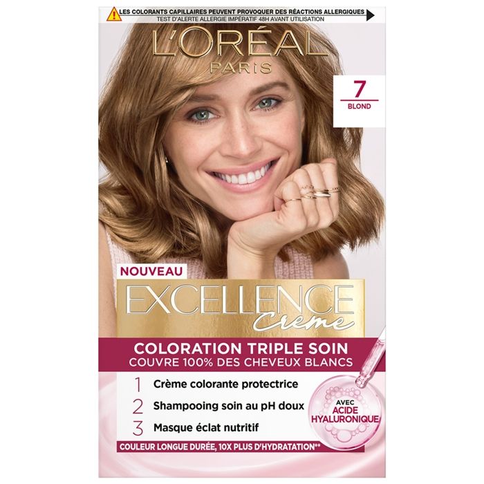 L'OREAL PARIS Excellence Coloration - 7.N Blond - Achat 