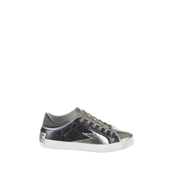 Achat Baskets 2531040 Crime Cuir Femme Bleu London nZPpqRAw